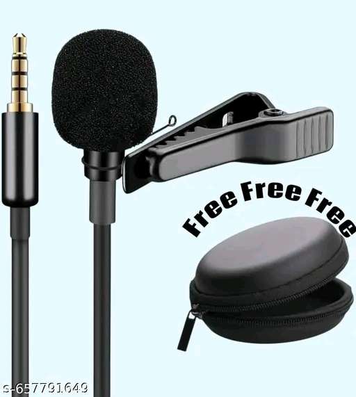 Arya 3.5mm Metal Clip Lavalier Mic